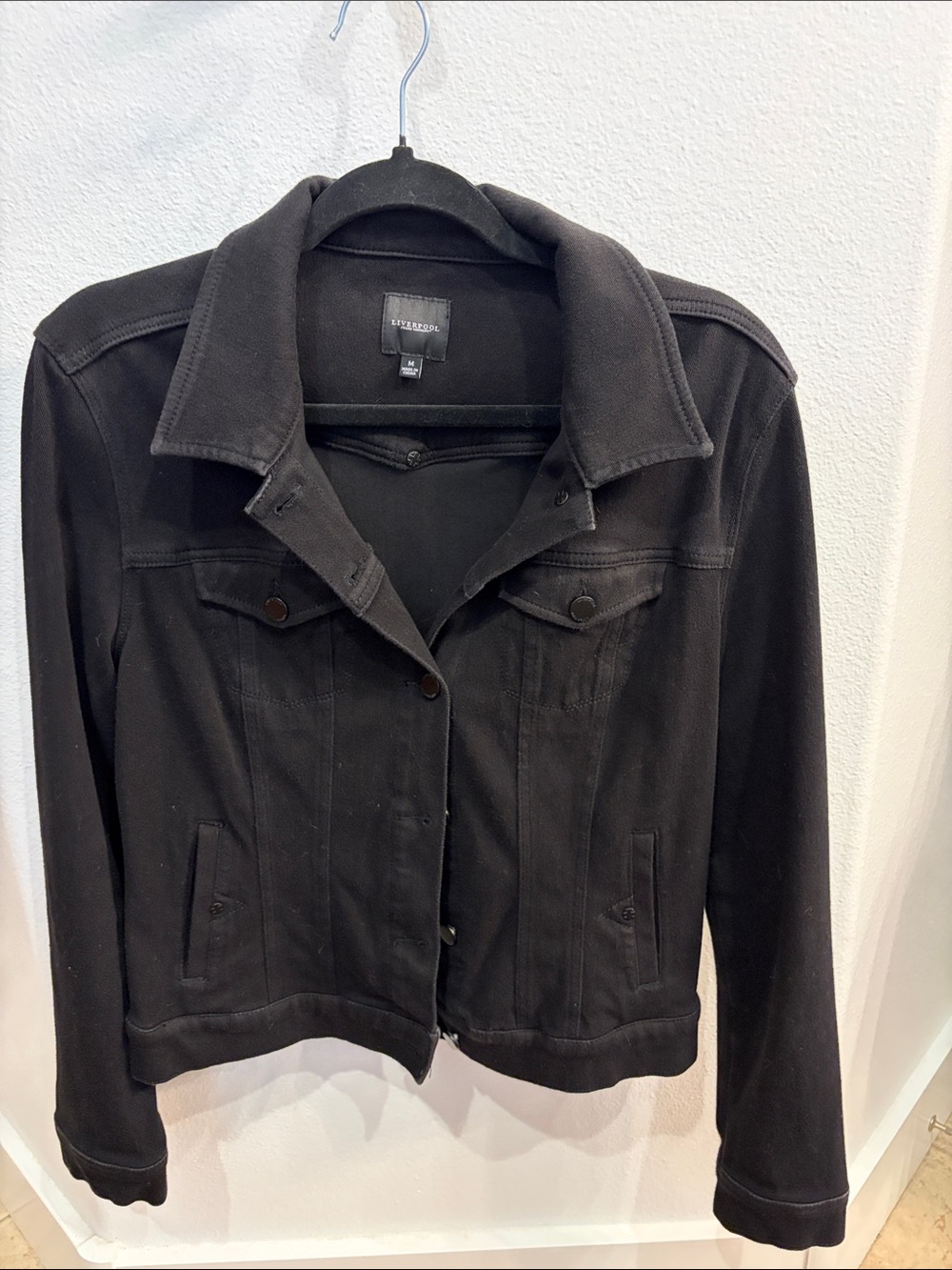 Liverpool Black Jean Jacket